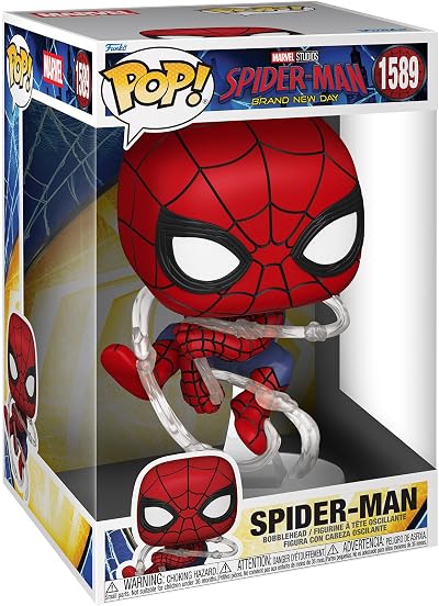 Funko Pop Jumbo Marvel Spider-Man Brand New Day 10" Vinyl Figure