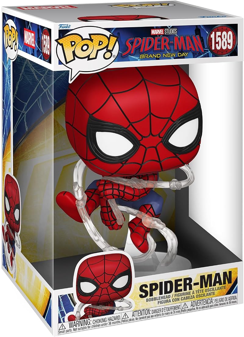 Funko Pop Jumbo Marvel Spider-Man Brand New Day 10" Vinyl Figure