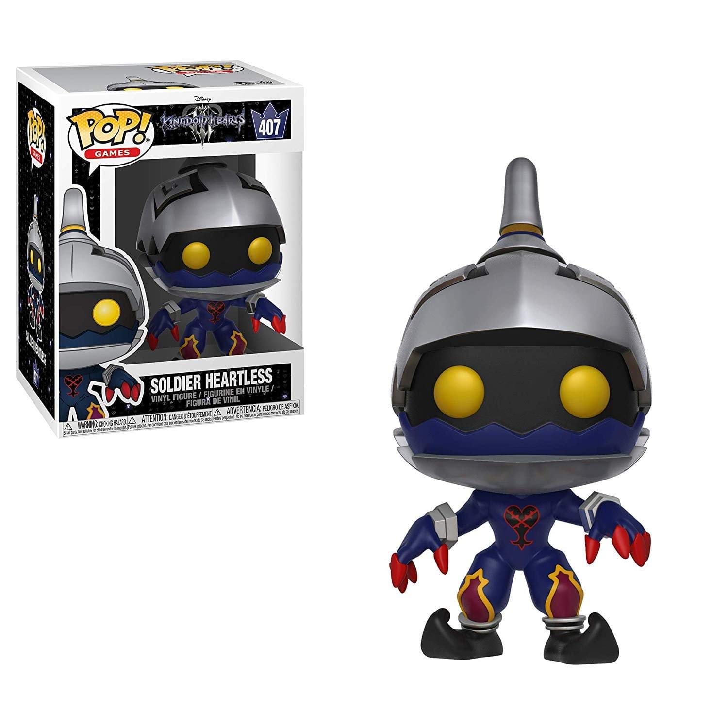 Funko 34056 POP Vinyl: Kingdom Hearts 3: Soldier Heartless, Multi 34056