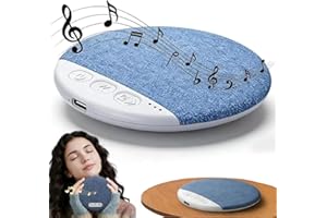 New Sleep Pillow Speaker 2026, Bluetooth Pillow Speaker with White Noise Timer Wireless Sleep Aid with Stereo Bass Private Sl