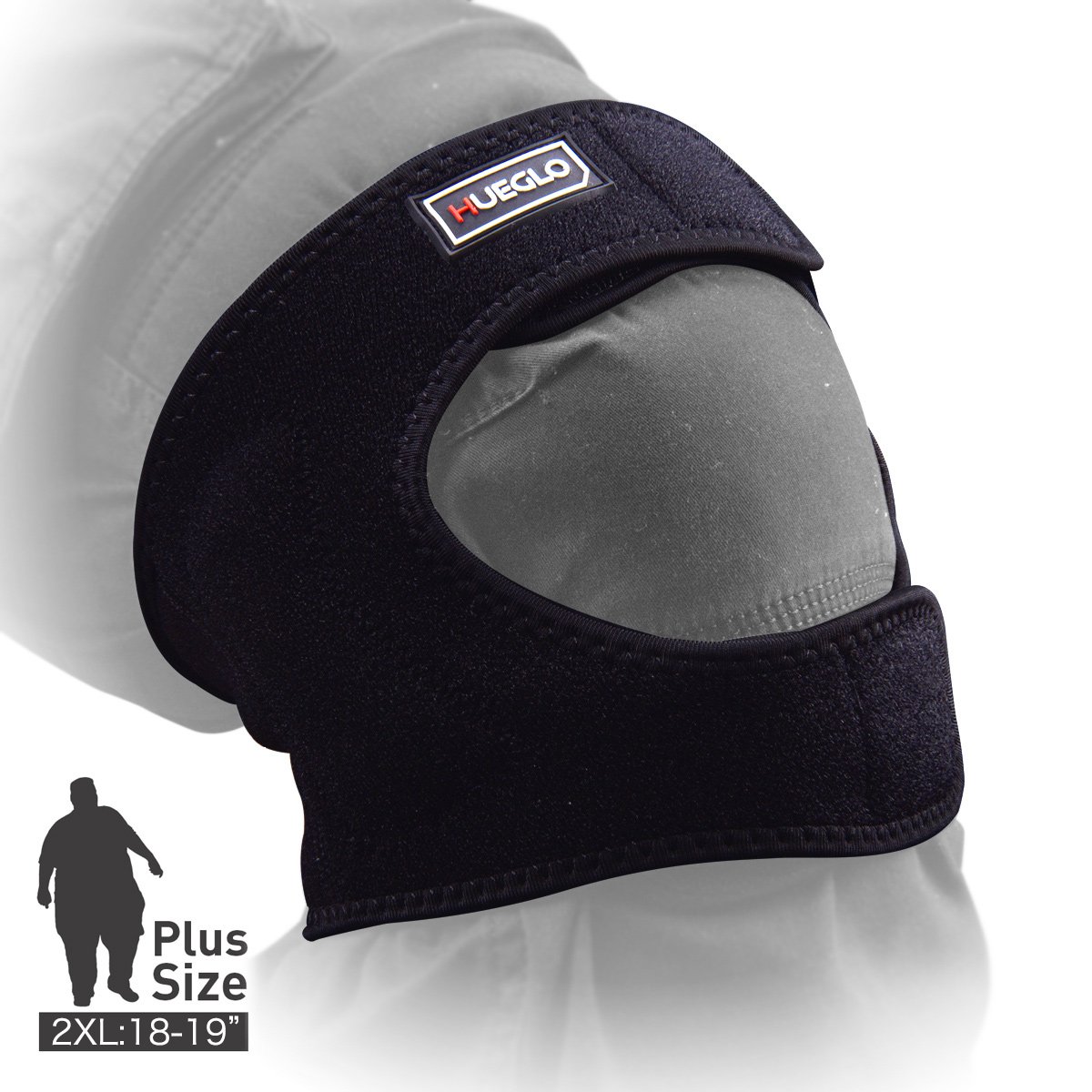 Knee Brace for Plus All Sizes XXL XXXL Wrap around to Fit Large Legs