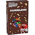 M&M'S Milk Chocolate Candy Gift Box with Congrats Card for Graduation, Anniversary, Engagement, Wedding, Baby, New Job, and All Congratulations Card Gift Celebrations Needs – 10 Oz Box
