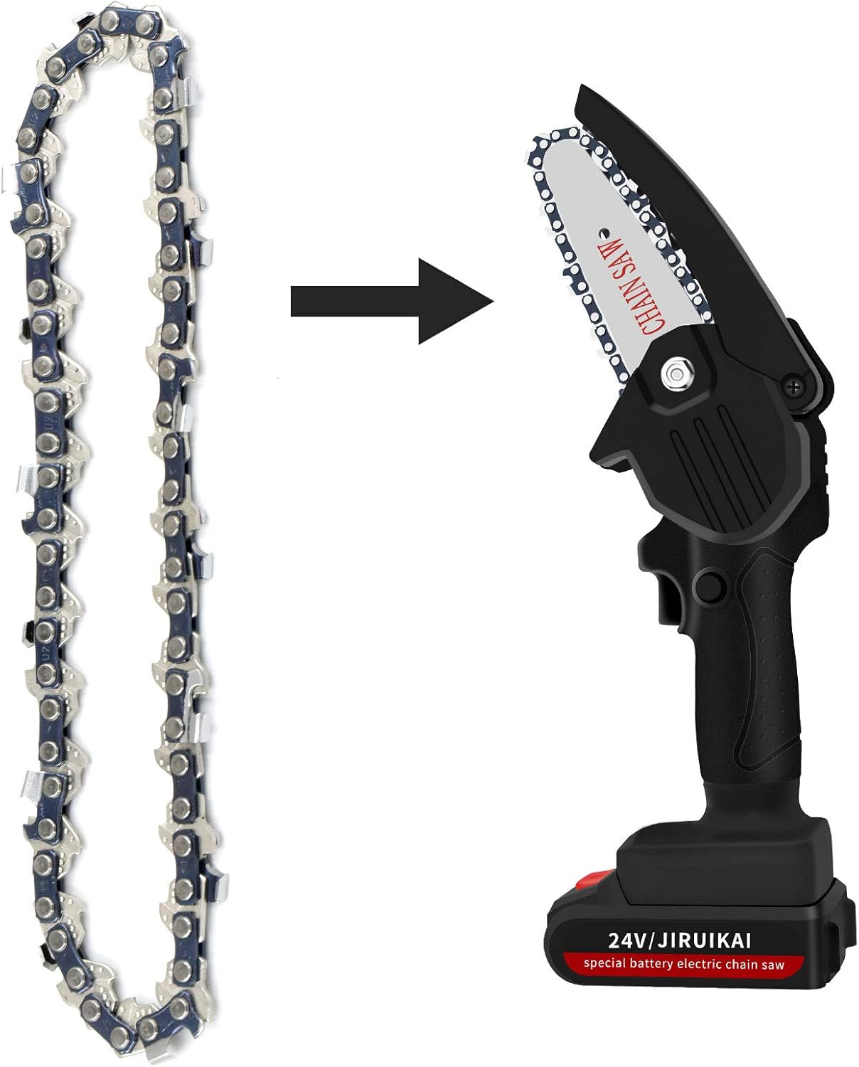 4 Inch Mini Chain Saw Chain, Suitable for 4 Inch Cordless