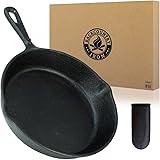 Backcountry Iron 6-1/2 Inch Round Small Pre-Seasoned Cast Iron Skillet