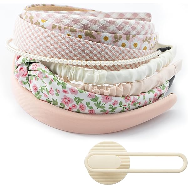 Lot De 2 Bandeaux Tendance Avec Perles Blanches - Accessoires De