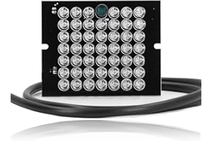 48 Pieces IR LED Light Board, 940NM LED IR Infrared Board Module Light for CCTV Security Camera, 12V IR Lamp Board