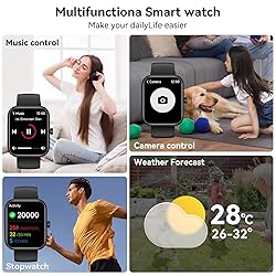 Smart Watch with Alexa Built-in, 1.83" HD
