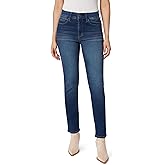 Angels Forever Young Womens Jeanie Lift Mid-Rise Straight Ankle Jeans