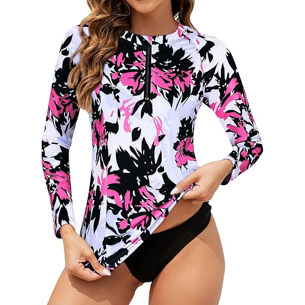Sun Protection Amazon Long Sleeve Bathing Suits AXESEA Women's - Main Image