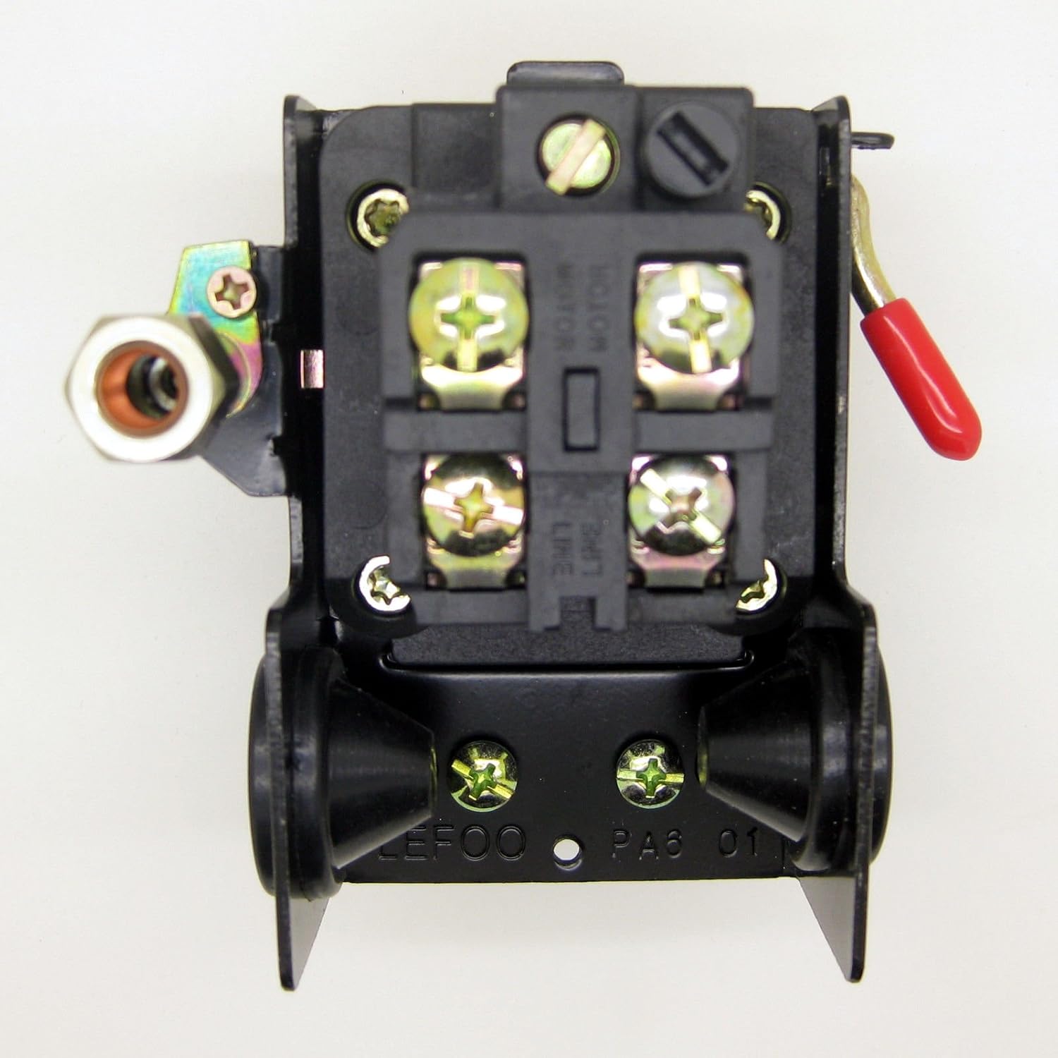 Lefoo Quality Air Compressor Pressure Switch Control 95-125 PSI 4 Port w/Unloader LF10-4H-1-NPT1/4-95-125: Home Improvement