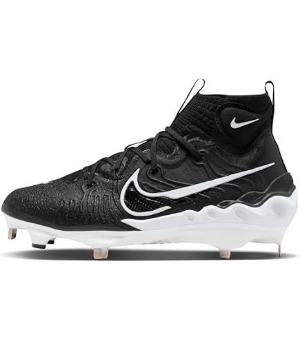 Amazon.com | Nike Alpha Huarache Elite 4 Mid Metal Baseball Cleats