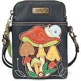 Chala Crossbody Cell Phone Purse-Women Canvas Multicolor Handbag with Adjustable Strap