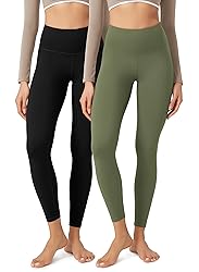 ODODOS ODLEX 2-Pack High Waist 7/8 Length Workout