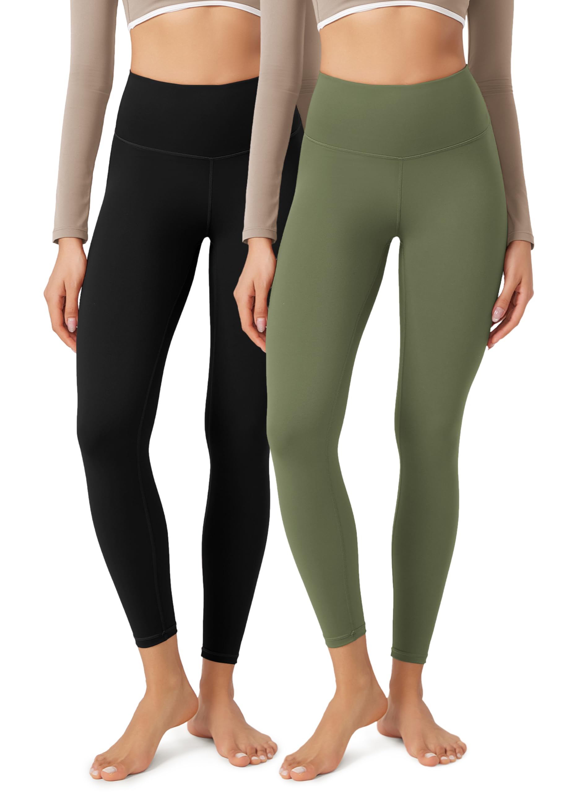 ODODOS ODLEX 2-Pack High Waist 7/8 Length Workout