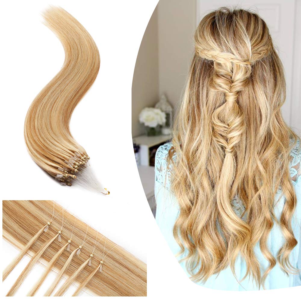 Amazon Com Micro Loop Remy Human Hair Extensions Micro Ring Link