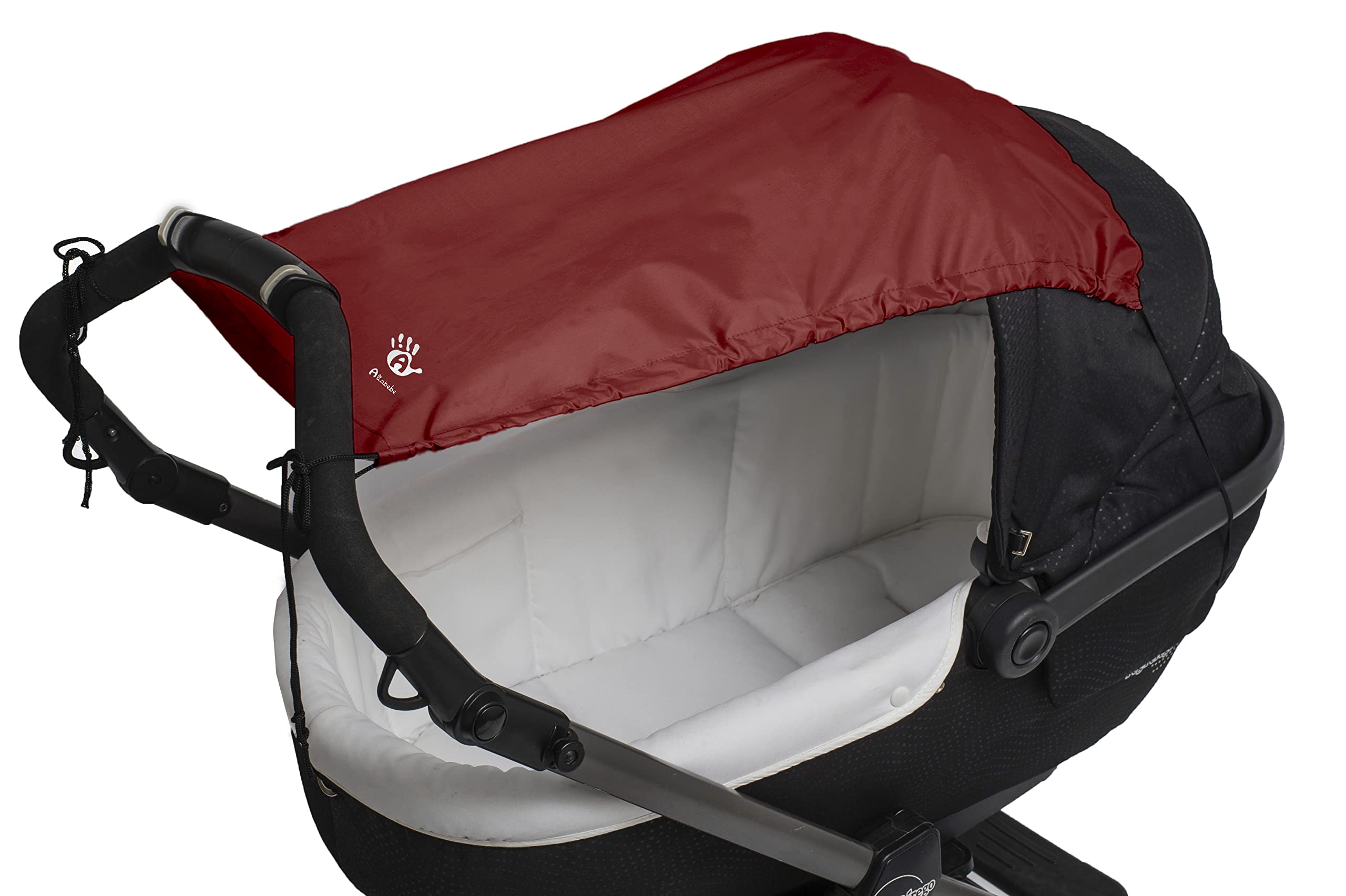 Altabebe Baby Sunshade with UV Protection for Pram/Stroller (Red)