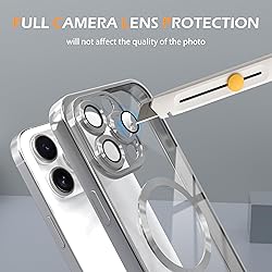 IAIYOXI Magnetic Clear Case for iPhone 8 with Full