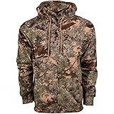 midweight camo sleeve logo hooded sweatshirt