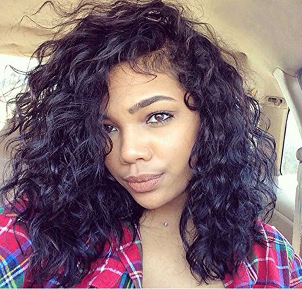 Chic Yilin Brazilian Lace Front Human Hair Wigs Short Curly Bob