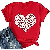 Valentines Day Shirts Women Cute Heart Shirts Valentines Day Gifts Tops