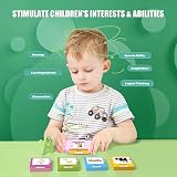 Visator Talking Flash Cards Toddler Educational Toy 2-6 Years view 2