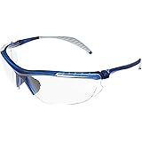 Encon Wraparound Veratti 307 Safety Glasses, Clear Lens, Translucent Blue Frame (Pack of 1)