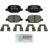 BOSCH BC1569 QuietCast Premium Ceramic Disc Brake Pad Set - Rear | Compatible with Select Fiat 500