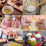 LEADSTAR Kids Baking Set 30 Pc Apron Hat Kitchen Tools Toy Gift 3-12 view 3