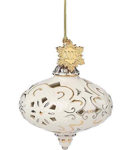 Amazon.com: Lenox 895765 2024 Lenox Annual Ornament : Home
