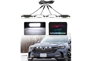 OKLSG LED Grill Lights for Mazda CX-50 2022-2025 Grille Lights Mazda Accessories Front Grille Trims (White)