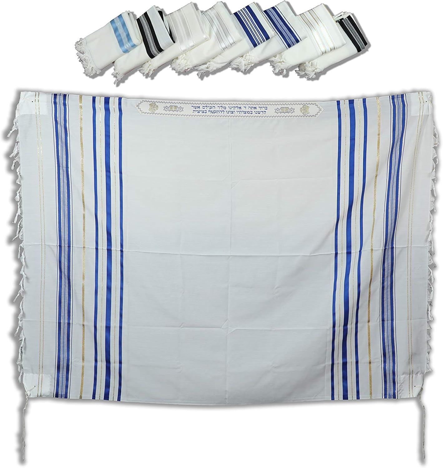 TALITANIA Traditional wool jewish prayer shawl men kosher tallit gadol