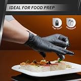 JFA Medical Heavy Duty 5.5G Nitrile Gloves Black XL Box of 100 view 5