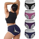 IGOLUMON Period Underwear for Women, Leak-Proof Incontinence & Postpartum Panties, Heavy Flow Protection with Graphene Core
