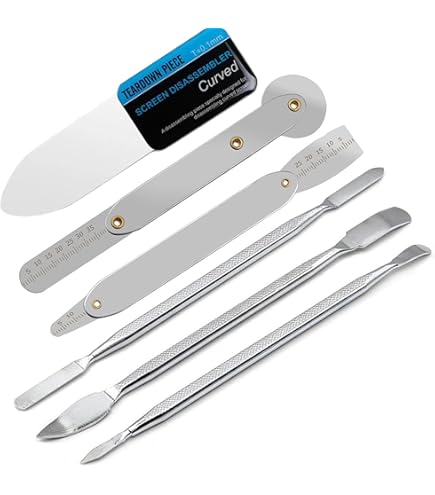 MMOBIEL Ultradun 0,1 mm gebogen Spudger Pry Blade reparatieopeningsgereedschap
