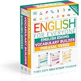 English for Everyone English Idioms, Vocabulary Builder, Phrasal Verbs 3 Book Box Set