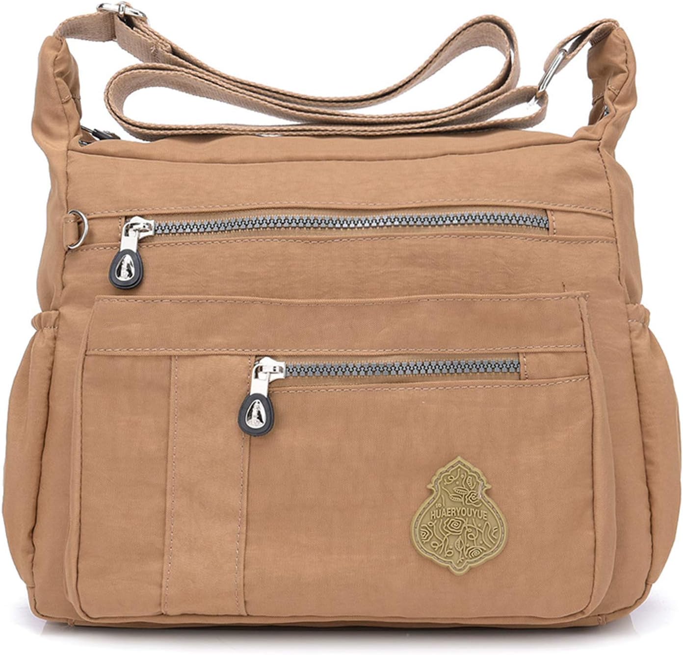 Foino Fashion Shoulder Bag Lightweight Messenger Bag Women Cross Body Bag for Ladies Casual Waterproof Bookbags