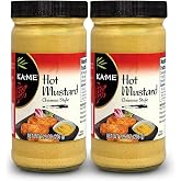 KA-ME Chinese Style Hot Mustard, Spicy, 7.25 oz, 2 Pack | Spicy Asian Condiment and Dipping Sauce for Egg Rolls, Hot Pot &amp; Dumplings, Classic Chinese &amp; Korean Flavor