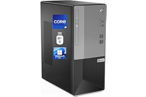 Lenovo V50T Gen 2 Desktop Tower, Intel i9-11900K, 64GB RAM, 2TB NVMe SSD, UHD Graphics 750, USB C, DisplayPort, HDMI, VGA, DVD, Card Reader, AC Wi-Fi, Bluetooth, Windows 11 Pro, Black