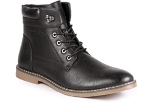 Metrocharm MC129 Men's Lace up Casual Fashion Ankle Oxford Boot