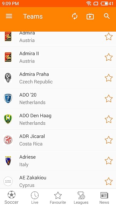 Amazon Com Footnob Soccer Live Score Fixtures News Stats