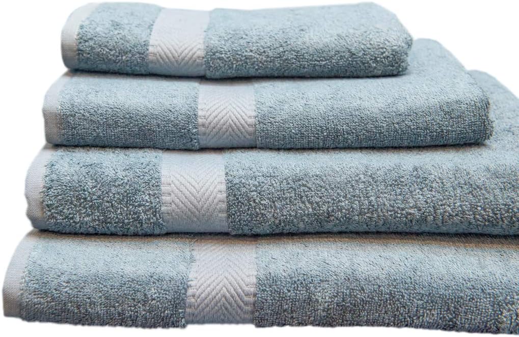 Green Bear Luxurious Bamboo Bath Sheet Towel (180x90cm) x 1 - Naturally Hypoallergenic and Antibacterial - Teal