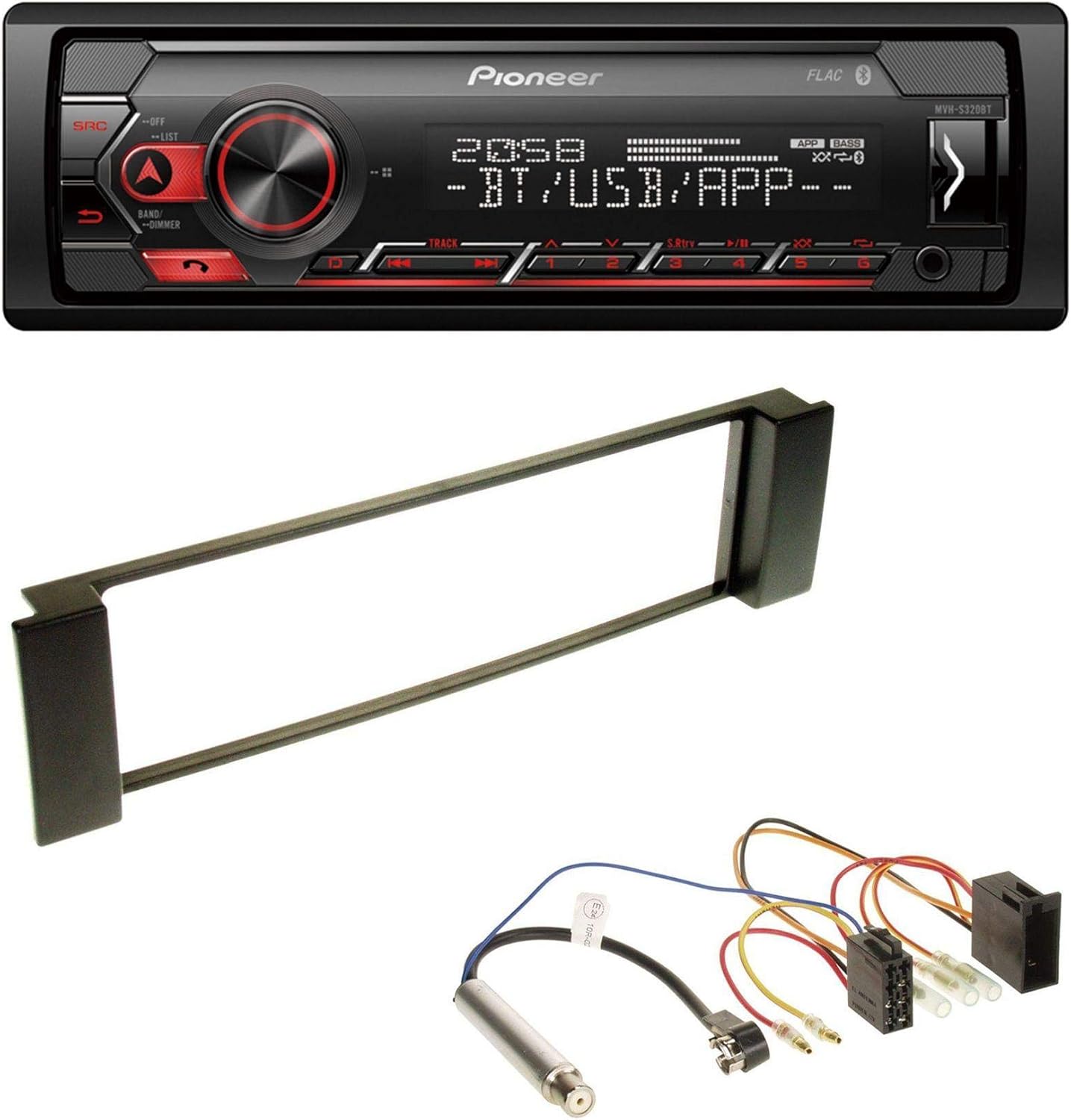 Pioneer MVHS310BT Bluetooth AUX MP3 USB Autoradio für Amazon.de