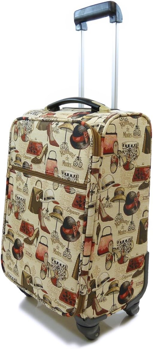 Tapestry canvas Travel Luggage/Overnight/Suitcase 4 wheeled with