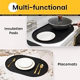 Conlun Cat Food Mat 60x40 cm Silicone Non-Slip Waterproof Bowl Mat view 9