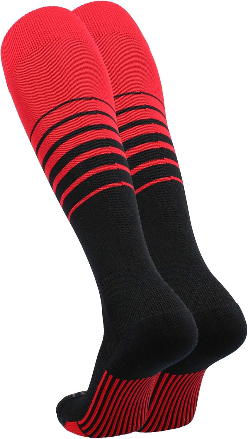 TCK Sports Elite Breaker Soccer Socks with Extra Cross-Stretch for Shin Guards (Multiple Colors) : Clothing