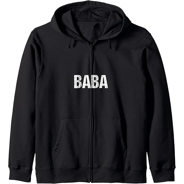 Amazon.com: Baba Zip Hoodie : Clothing, Shoes & Jewelry