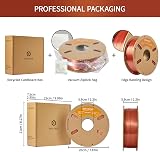 ERYONE Ultra Silk PLA Filament 1.75mm Copper 1kg 3D Printer view 6