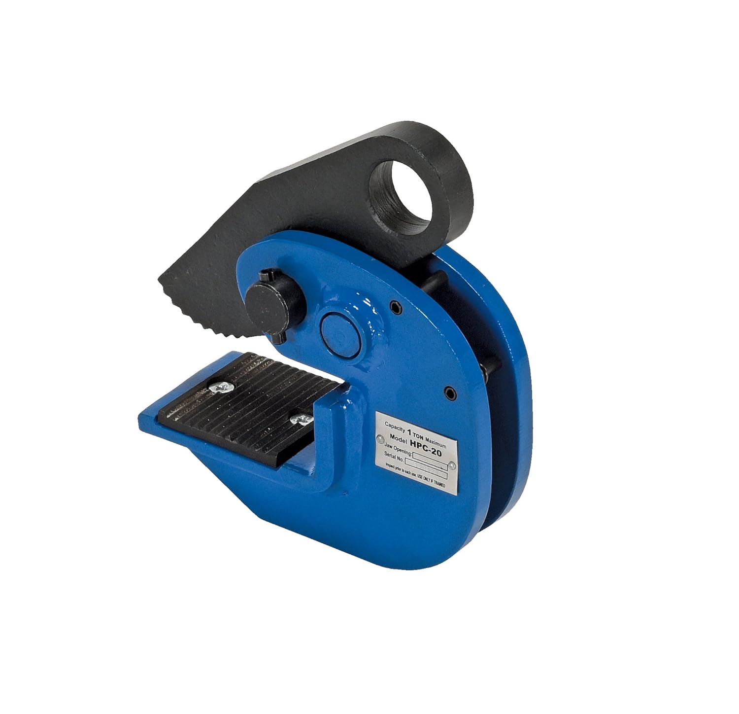 Vestil HPC-20 Horizontal Plate Lifting Clamp, Steel, 13/16" Plate Thickness, 2000 lbs Working Load Limit, 1.2" Bale Opening: Industrial & Scientific