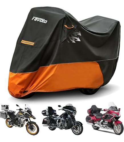 Amazon.com: OXDFTGDZ Heavy Duty Motorcycle Cover for Harley