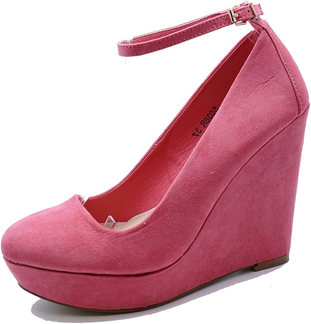 ladies pink slip on shoes